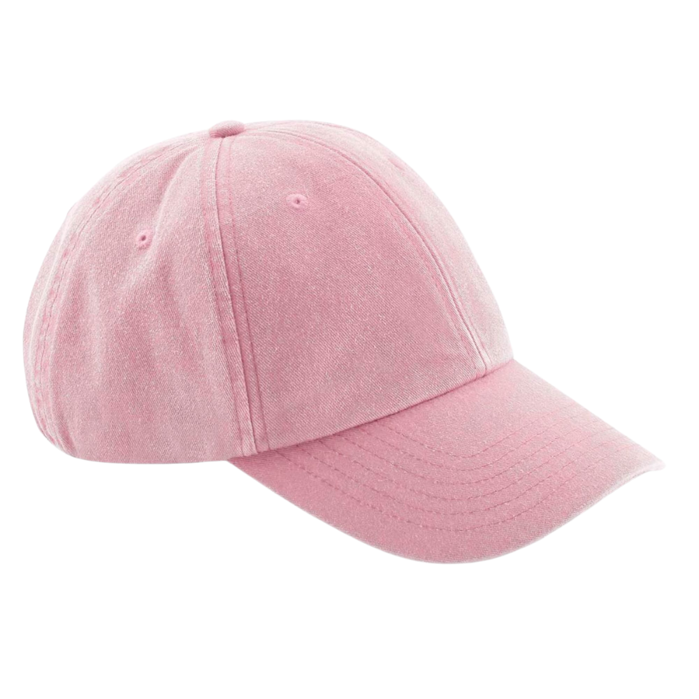 Vintage Cotton Dad Cap in Pink