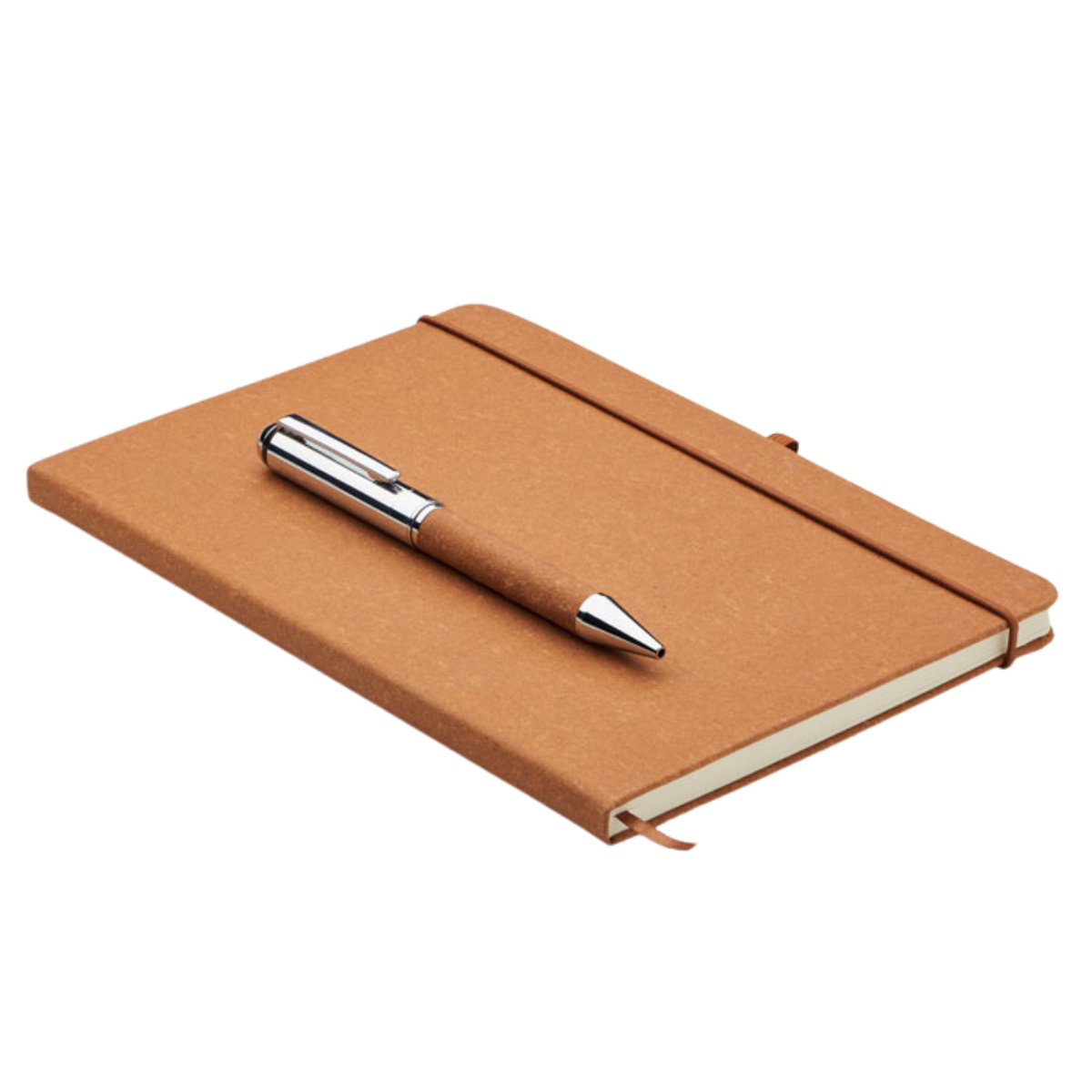 Recycled Leather A5 Notebook & Pen Gift Set | 2 Colours