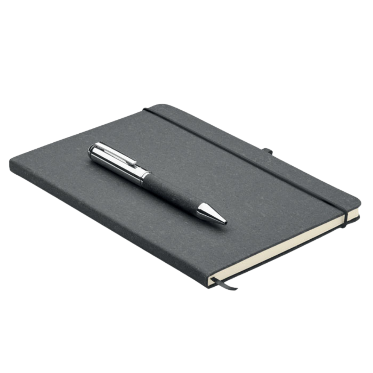Recycled Leather A5 Notebook & Pen Gift Set | 2 Colours