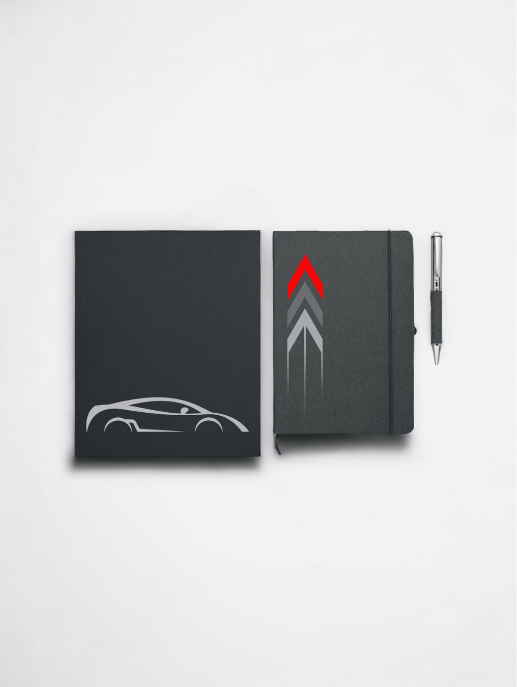 Recycled Leather A5 Notebook & Pen Gift Set | 2 Colours