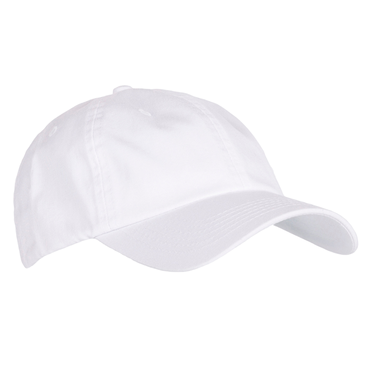Custom Dad Cap in white cotton embroidered with your logo 