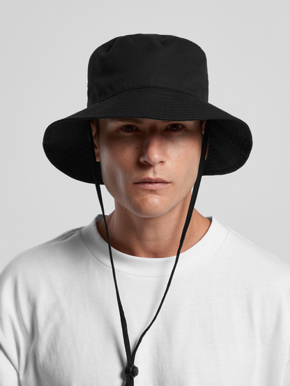 Wide Brim Cotton Bucket Hat | 3 Colours Available